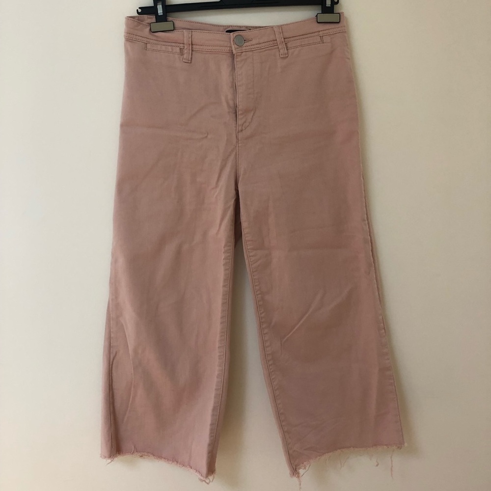 BDG Pink Denim Culottes